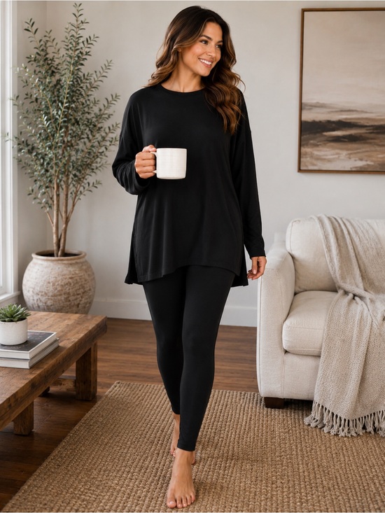 Zenana Outfitters Pants - Zenana NWOT buttery soft lounge outfit in a size XL. The softest cozy set 🖤